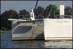 The installed bow sprit