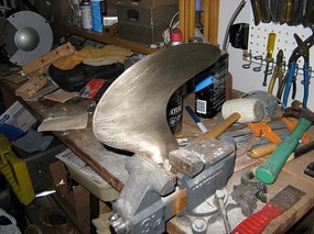 Cleaned prop blade