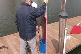 Tying the trip line