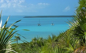 Anchored at Lee Stocking Island
