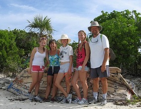 The crew on Our White Magic