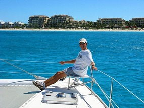 Relaxing in Grace Bay