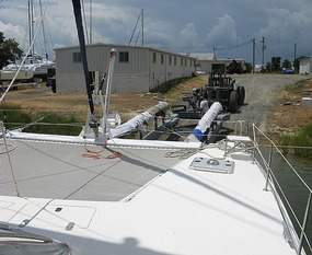 Haulout at Jaynes Boatyard