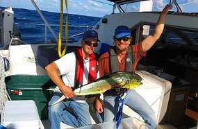 Dave and Bob with Mahi 