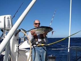 Dave with Tuna