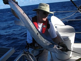 Wally with Blue Marlin