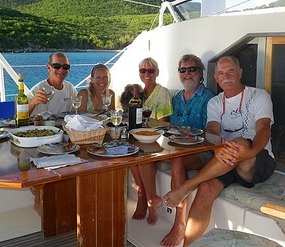 Thanksgiving Dinner with Suzi, Mike and Jib