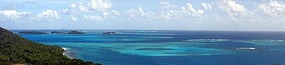 View of Tobago Cays from Mayreau Church