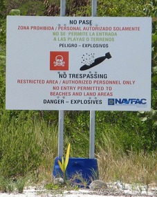 No Pase warning