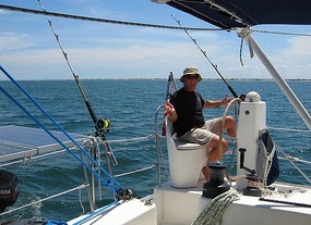 Paul at the helm