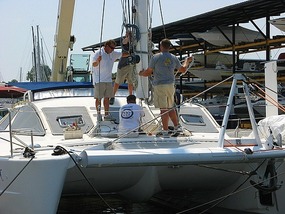 Restepping the mast