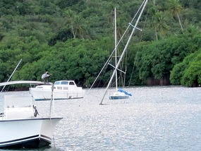 Mast at Coral Harbor