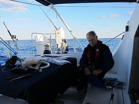 Wally preparing his arsenal