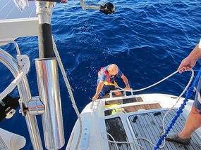 Dave's mid-ocean prop check
