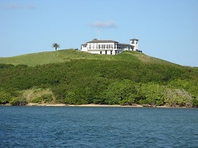 Eventual museum at Salt River Bay