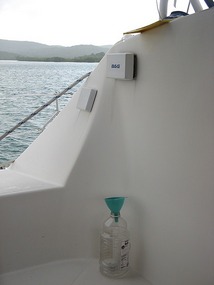 Dave's port rain water collection method