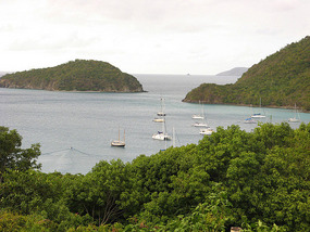 Pas de Deux at Francis Bay; view from Maho Camp