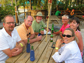 Before the pre-race Skipper's Meeting