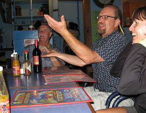 Celebration dinner at Lee's Roadside Grill