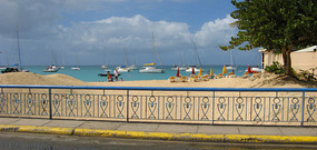 Grand Case Beachfront and anchorage 