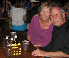 Larry and Lynn at the Willy T