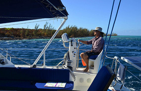 Bob pilots us through Current Cut