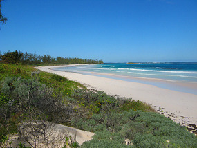 Atlantic beachfront near Governors Harbour