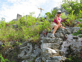Rock pathway along The Stations of The Cross