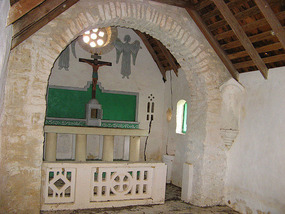 View of St Francis of Assisi church interior