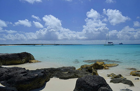 Conception Island West Bay anchorage