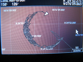 Anchor trace during frontal passage at Rock Sound