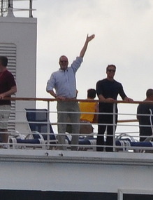Waving Goodbye