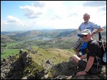 Sitting on top of Helm Crag...pretty scary