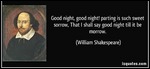 The Bard's apt quip!