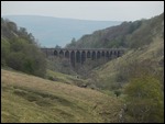 The disused Smardale viaduct...