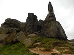 Rain at the Wain stones...