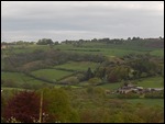 The view down the hill.....