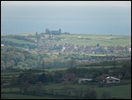 Whitby Abbey and the North Sea....