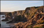 Bedruthan Steps in the evening glow.....