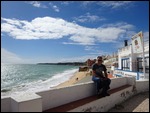 Sat in Fort overlooking one of the many beaches