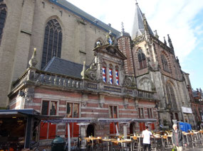 Zwolle Cathedral with odd building attached