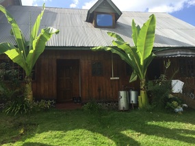 The entrance to our room.