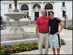 Me 'n Bob in Columbus (in front of the Library)