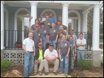 Half the group from Frederick Habitat at Bill's
