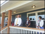Mayor Walt Maddox, Linda Fuller and Ellen Potts