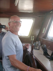 Tim at the Helm