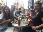 Dinner at a French Bistro in Montmatre