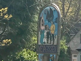 Mevagissey starts the walk 
