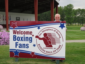 At the International Boxing Hall of Fame