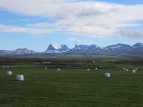We saw both sides of these mountains.
